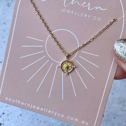 Wanderlust Necklace-Necklace-Southern Jewewellery Co.-Southern Goods Co.