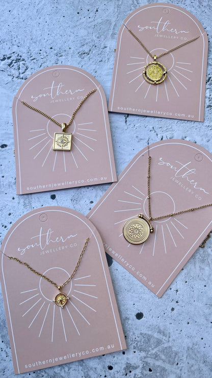 Wanderlust Necklace-Necklace-Southern Jewewellery Co.-Southern Goods Co.