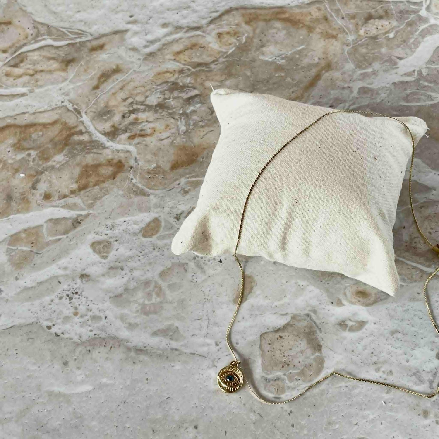 Zircon Eye Necklace-Necklace-Southern Jewewellery Co.-Southern Goods Co.