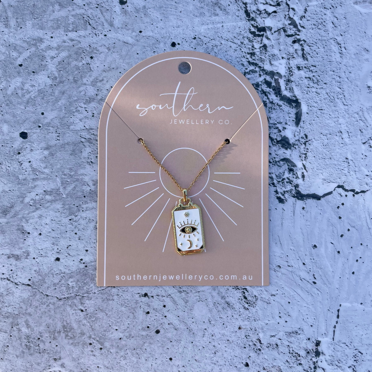 The Eye of Night Tarot Necklace
