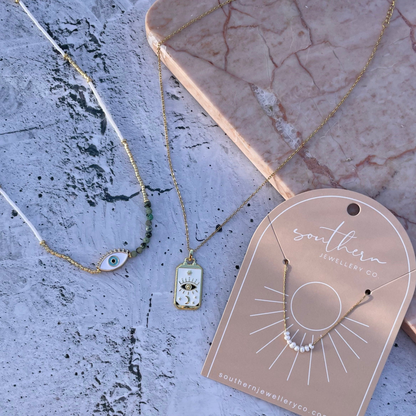 The Eye of Night Tarot Necklace