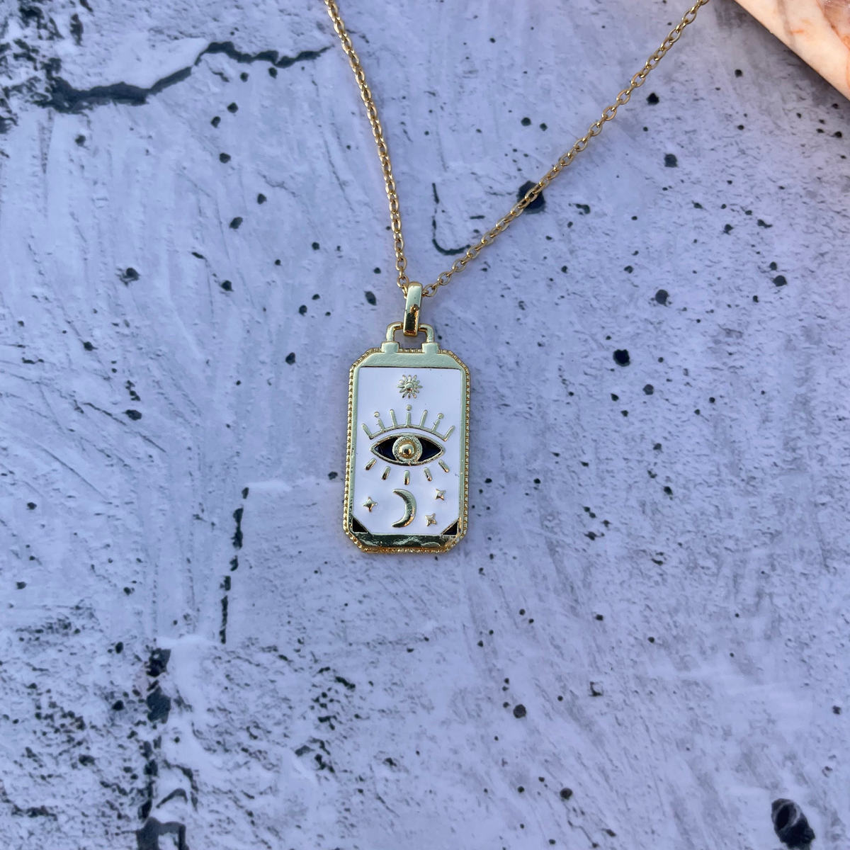 The Eye of Night Tarot Necklace